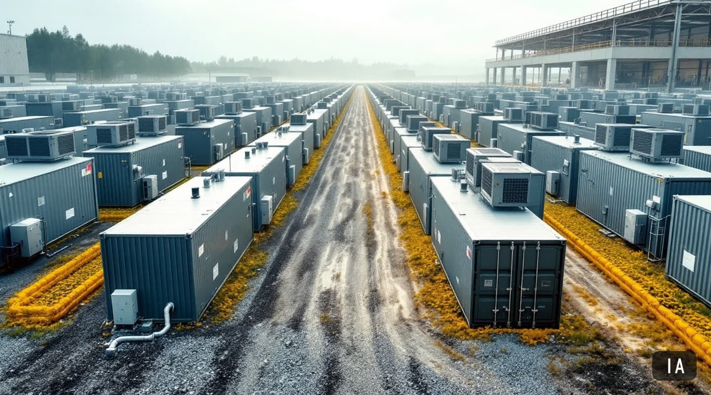 Illustration générée par IA pour : La Georgia PSC approuve neuf installations de batteries pour plus de 3 000 MW