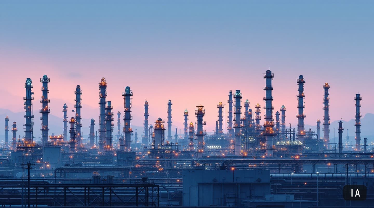 Illustration générée par IA pour : ExxonMobil porte son bénéfice ajusté à 14,7 milliards USD, tiré par un baril plus cher…