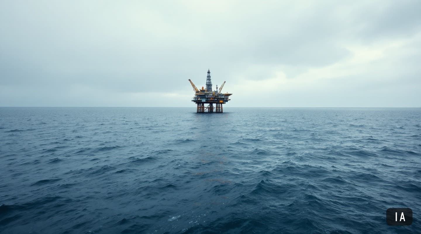 Illustration générée par IA pour : Petrobras porte sa production à 3,308 millions de boed, tirée par le pré-sel