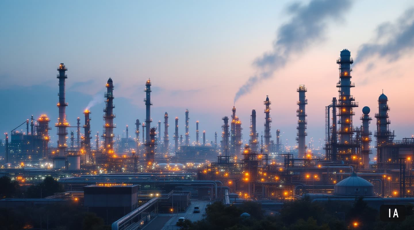 Illustration générée par IA pour : Repsol progresse de 30% en un mois et perfore ses plus hauts historiques