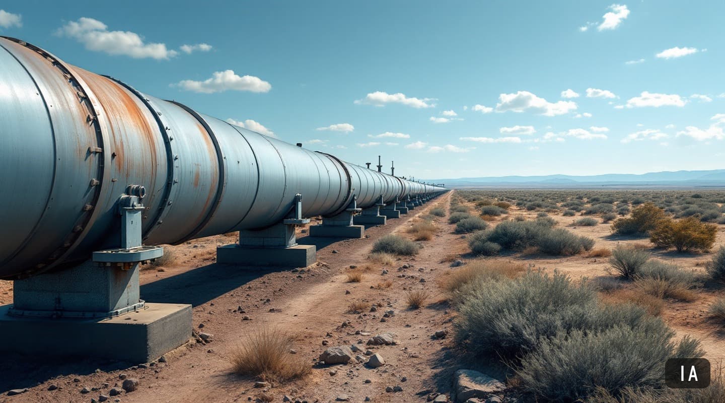 Illustration générée par IA pour : Pemex forme 160 intervenants aux protocoles d'urgence sur les oléoducs à Chihuahua