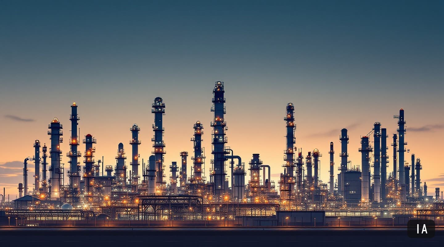 Illustration générée par IA pour : Un juge fédéral suspend la taxe brésilienne de 12% sur les exportations de pétrole
