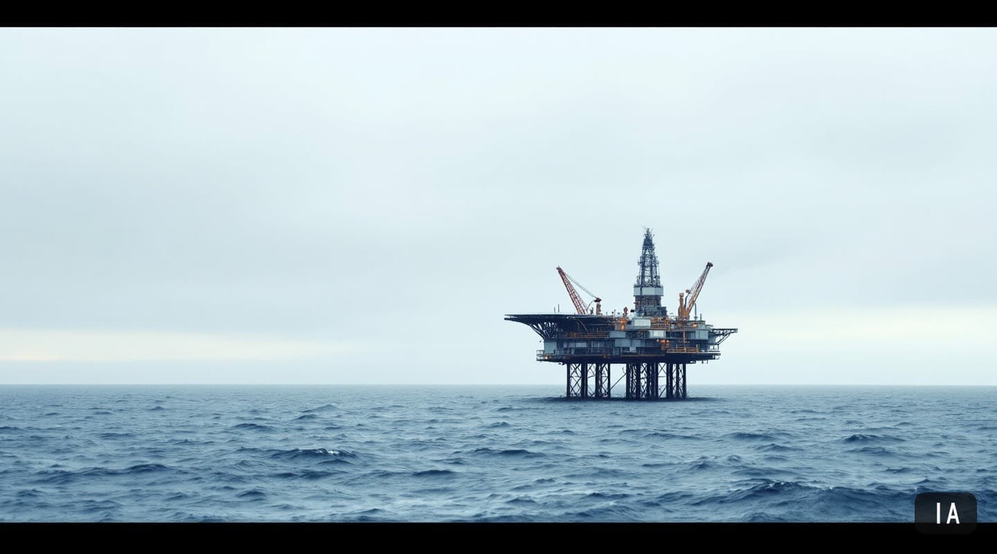 Illustration générée par IA pour : Petrobras confirme du gaz au puits Sandia-1 en eaux profondes colombiennes, sous 1 251…