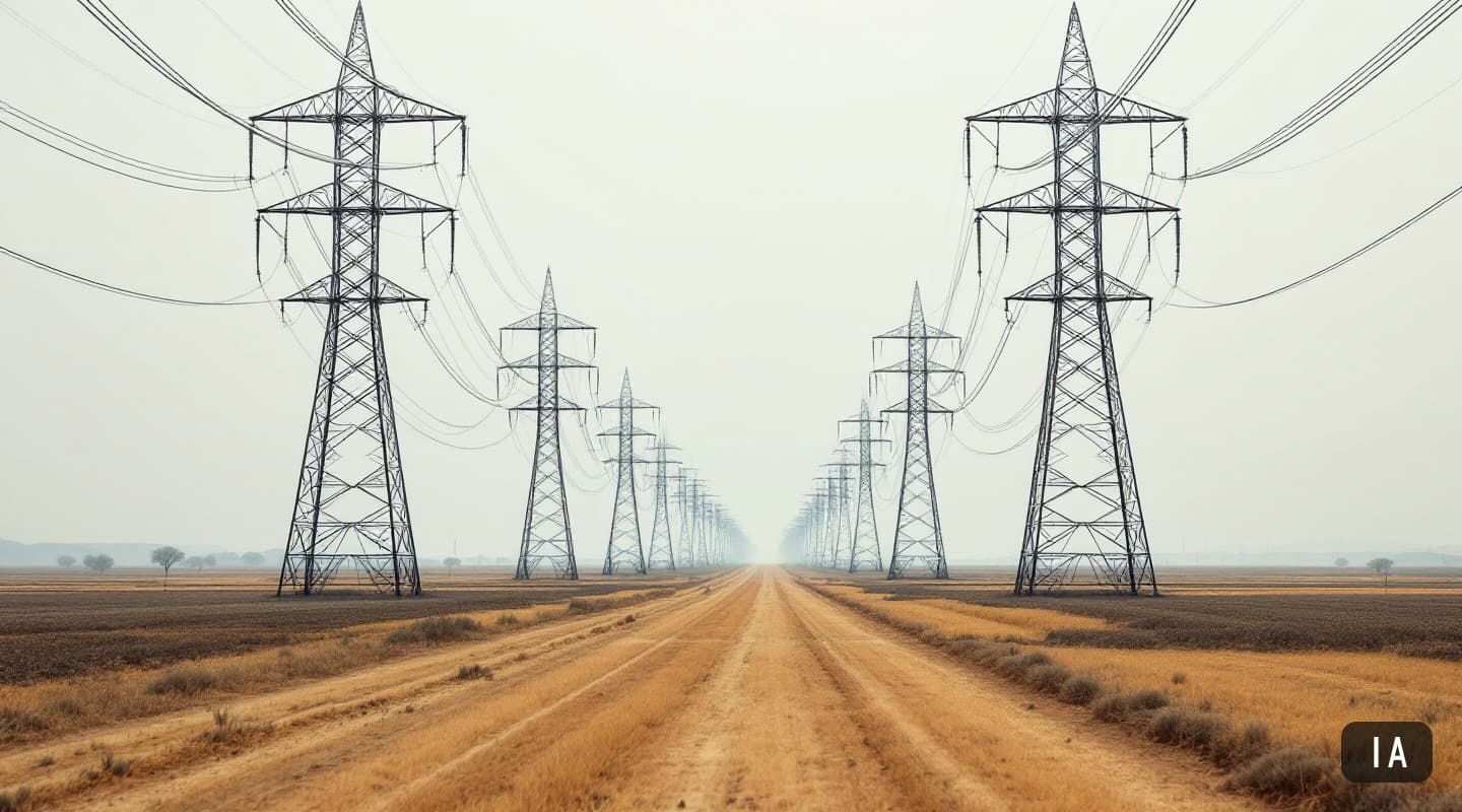 Illustration générée par IA pour : Sept groupes électrogènes mobiles déployés après une coupure à Liyang, en Chine