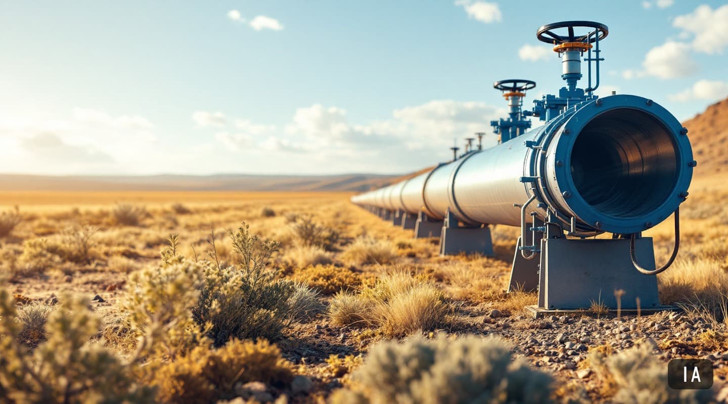 Illustration générée par IA pour : Gazprom renoue avec le bénéfice sans l'Europe: 78,4 milliards de roubles au premier…