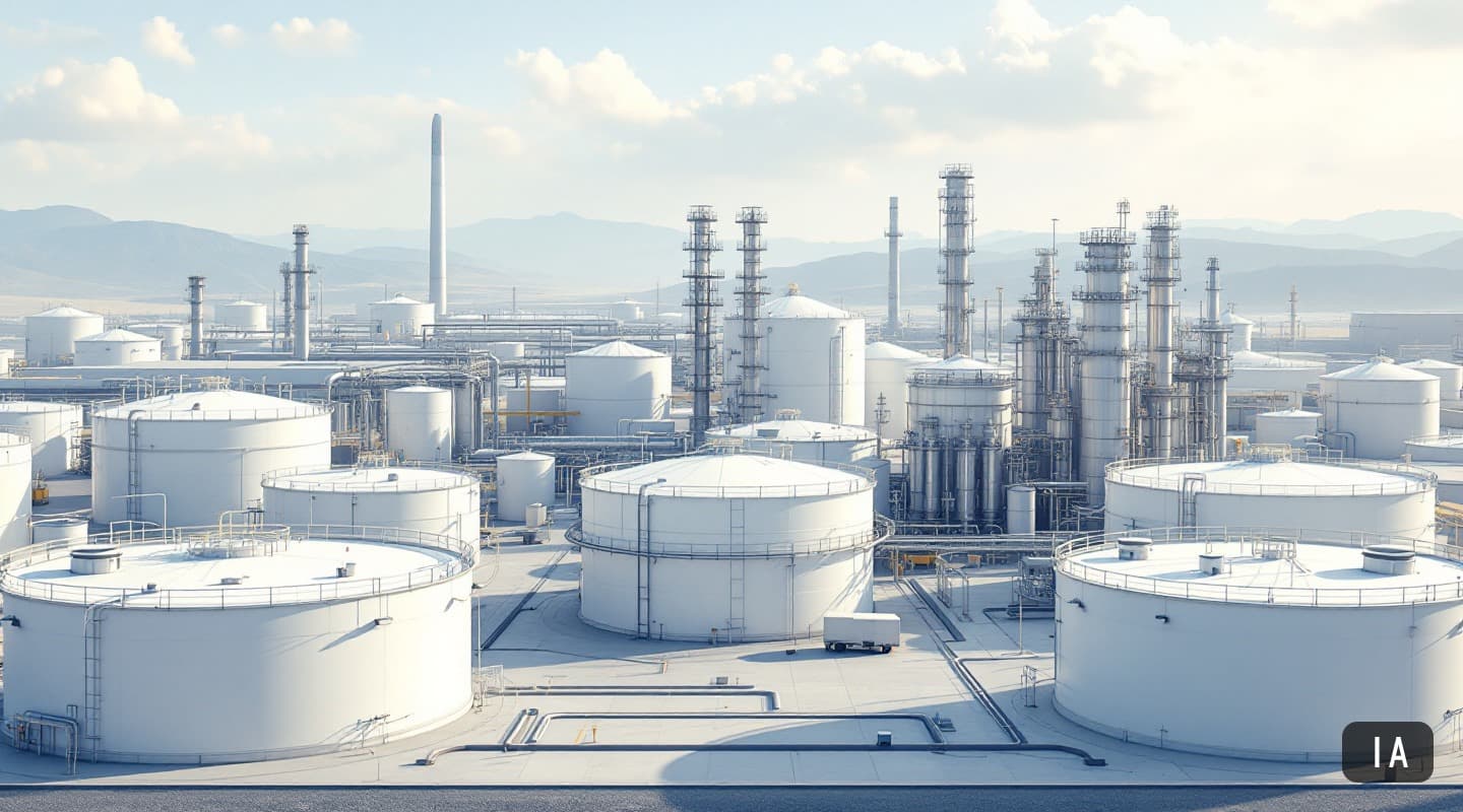 Illustration générée par IA pour : Petrobras relance l'usine d'urée UFN-3 pour réduire de 12% les importations brésiliennes