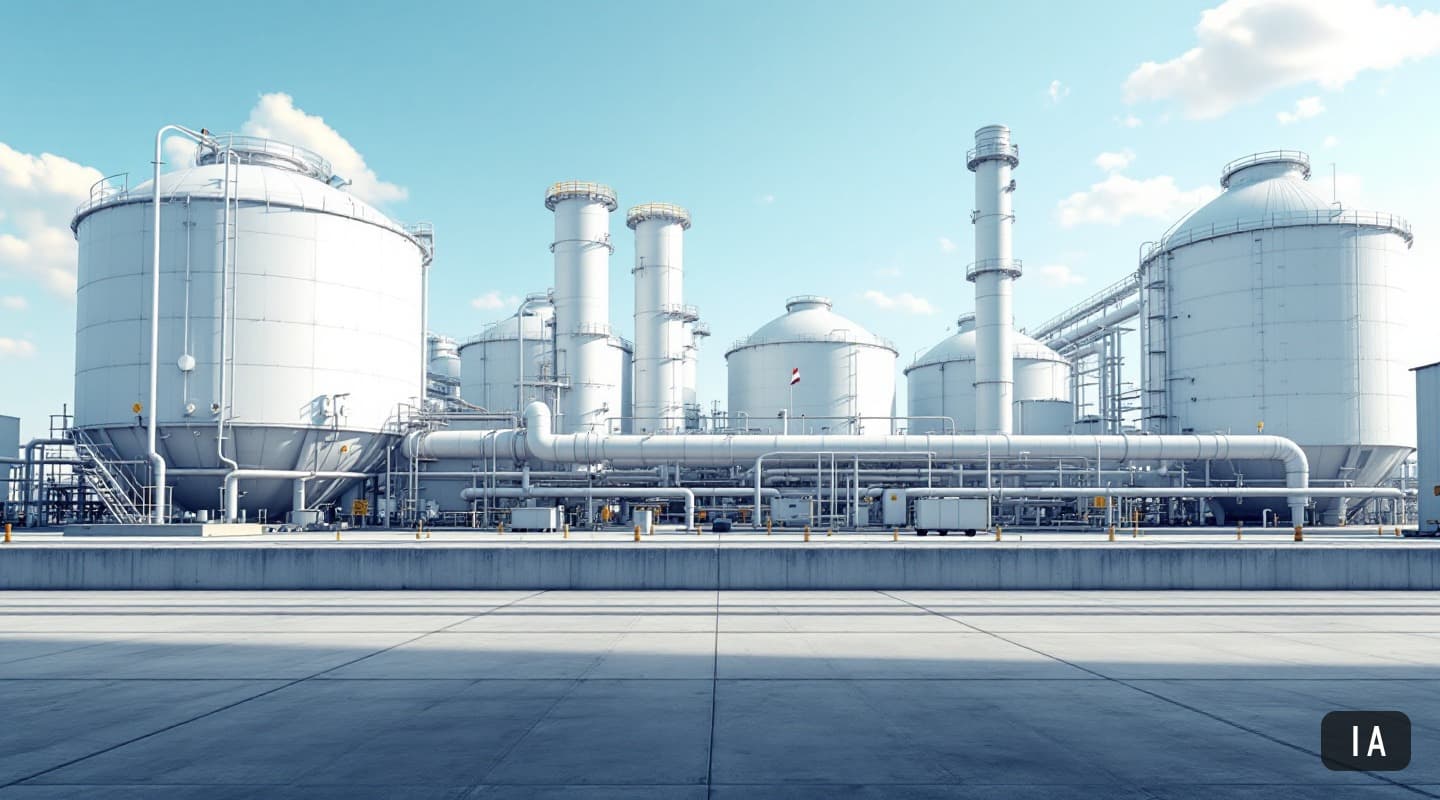 Illustration générée par IA pour : Le PNRR roumain apporte 29 millions d'euros à l'électrolyseur de 35 MW de Petrobrazi