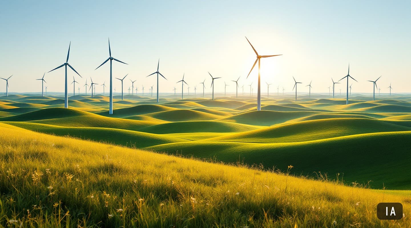 Illustration générée par IA pour : Orlen achète 216 MW hybrides raccordés par une seule infrastructure en Grande-Pologne