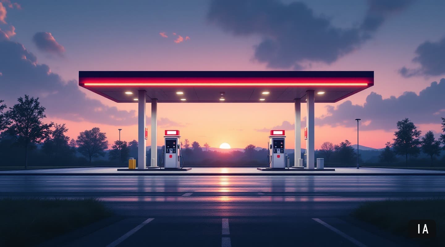 Illustration générée par IA pour : Aramco viserait 49% de Guzel Enerji, qui exploite la marque TotalEnergies en Turquie