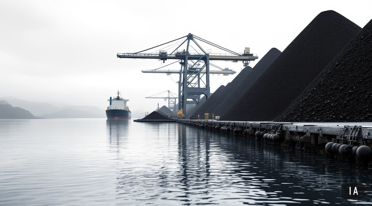 Illustration générée par IA pour : Le port de La Corogne applique des critères écologiques au béton et à l'acier de son quai
