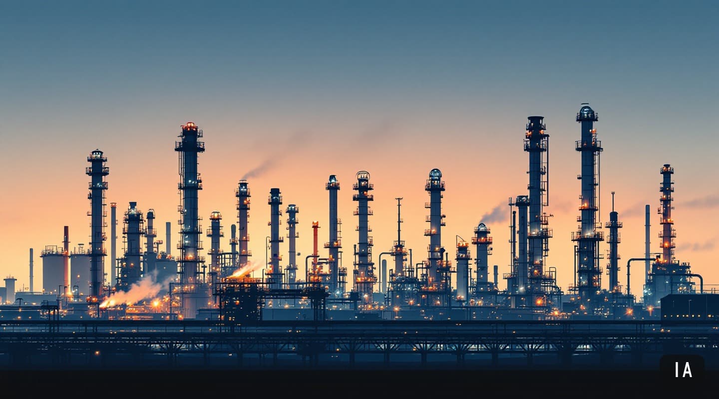 Illustration générée par IA pour : Marathon Petroleum capture 112% de sa marge de raffinage théorique au deuxième trimestre