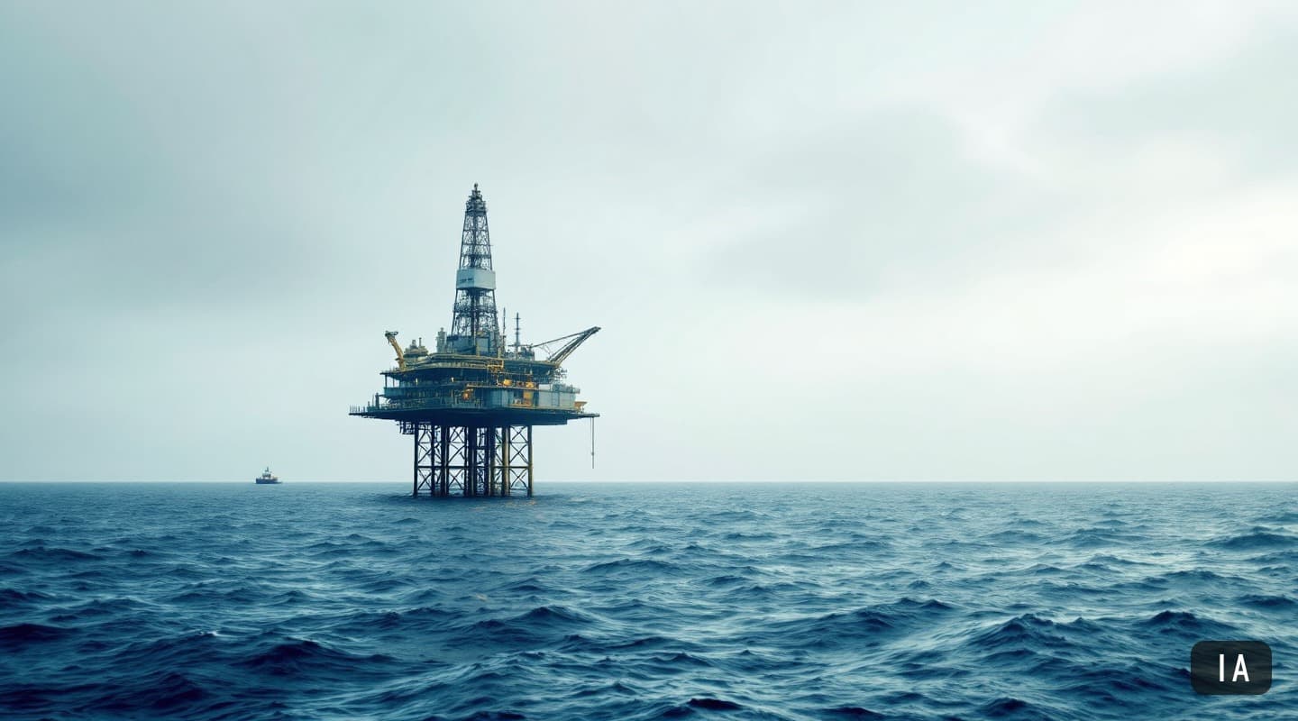 Illustration générée par IA pour : Petrobras attend la délimitation du puits Morpho, à la Foz de l'Amazone
