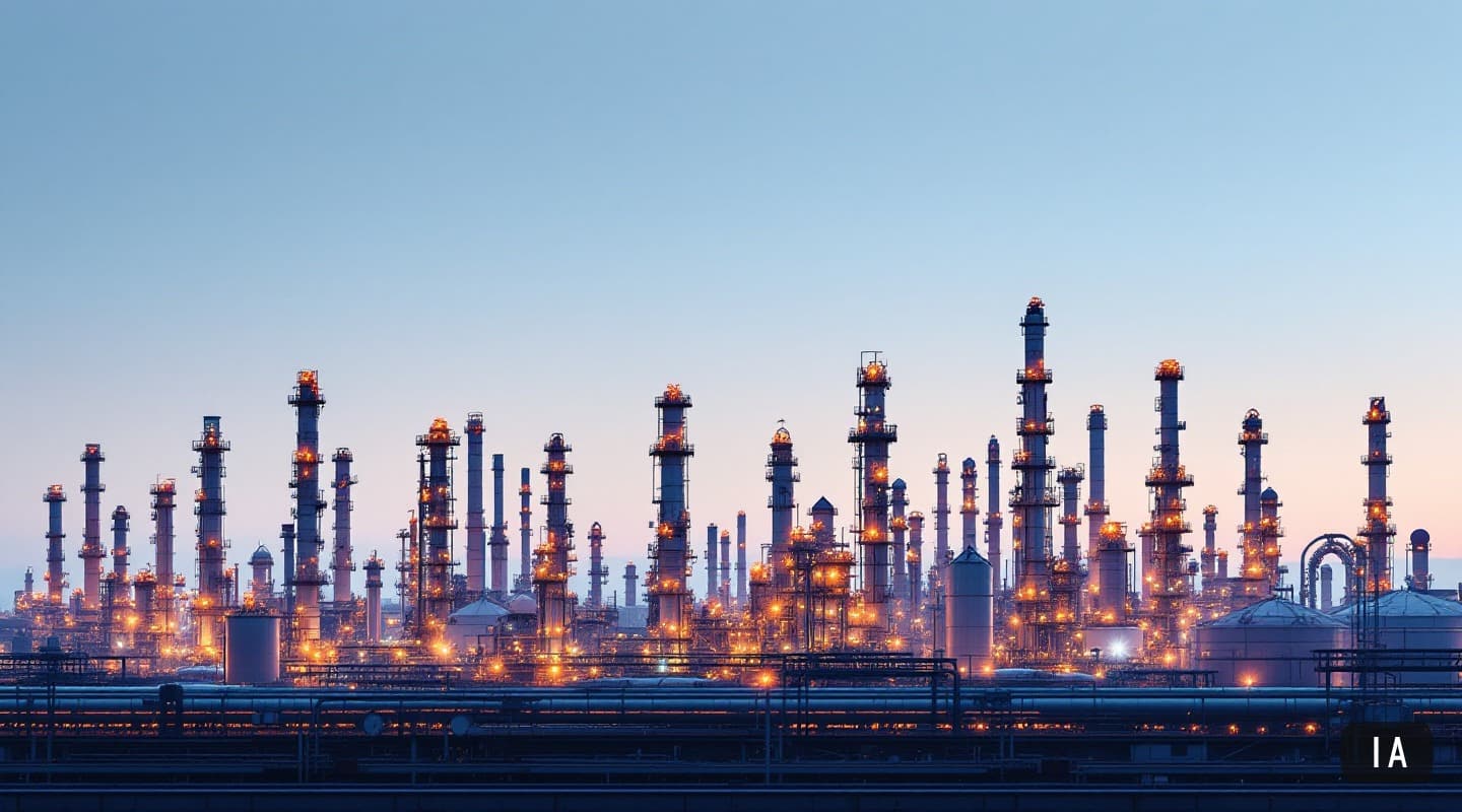 Illustration générée par IA pour : Phillips 66 gagne 5,66% à New York, portée par ses marges de raffinage