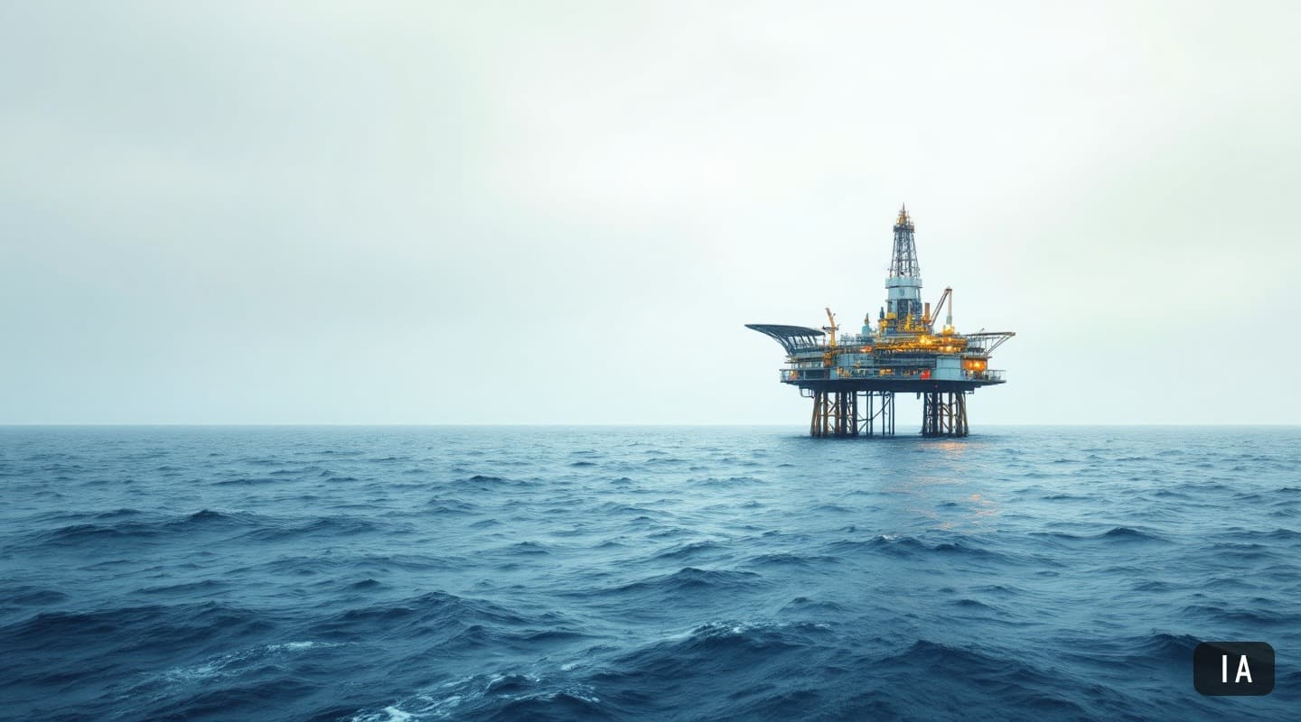 Illustration générée par IA pour : Eni et le ministère égyptien du Pétrole visent une production accélérée du champ gazier…