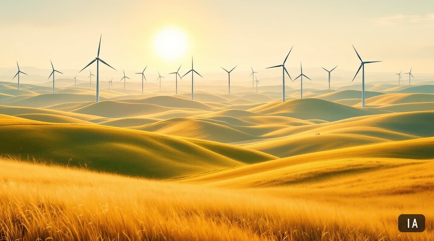 Illustration générée par IA pour : China Huadian annonce une production d'énergies nouvelles en hausse de 19,49% sur un an