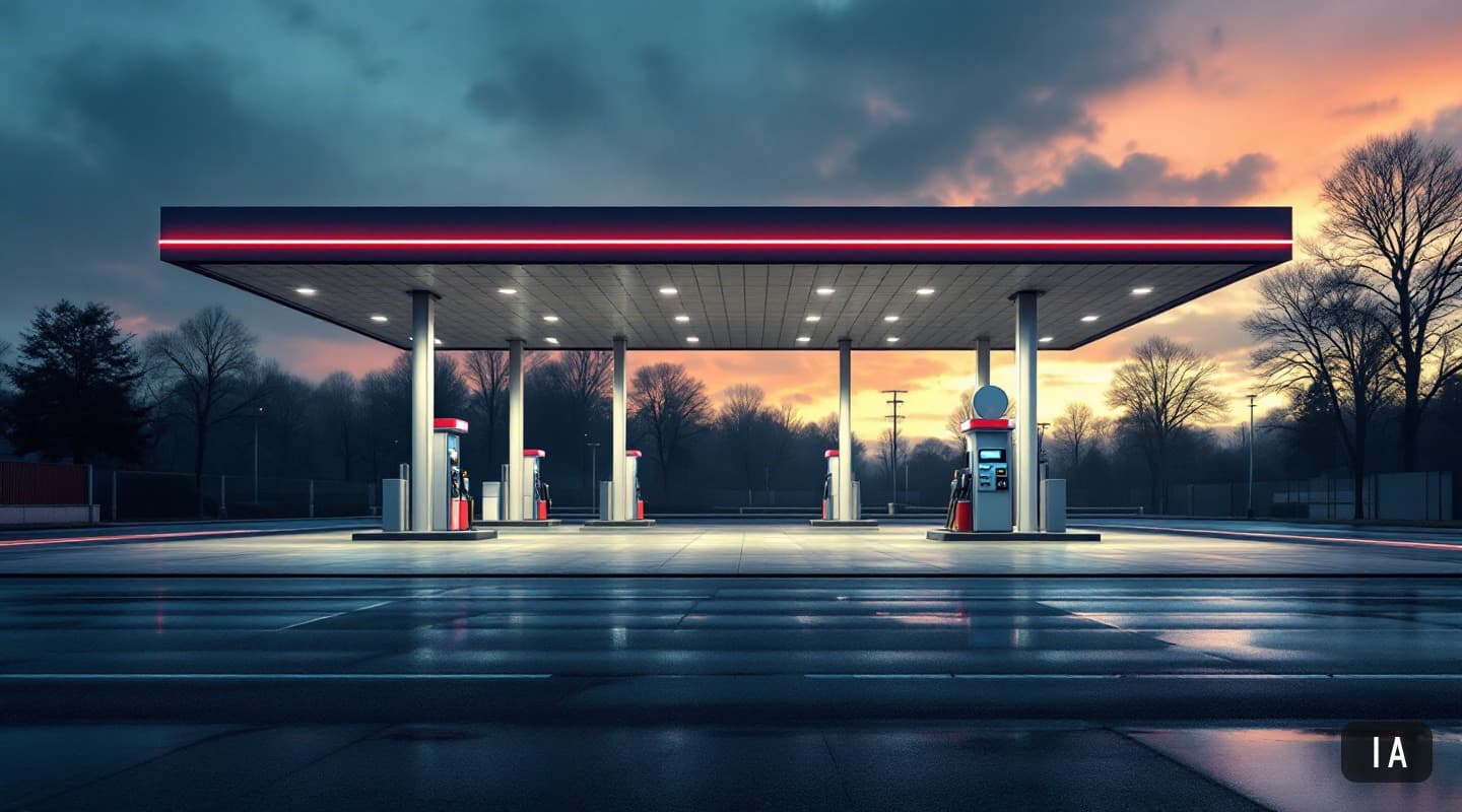 Illustration générée par IA pour : Aramco négocie 30% de Güzel Enerji et pourrait remplacer l'enseigne TotalEnergies dans…