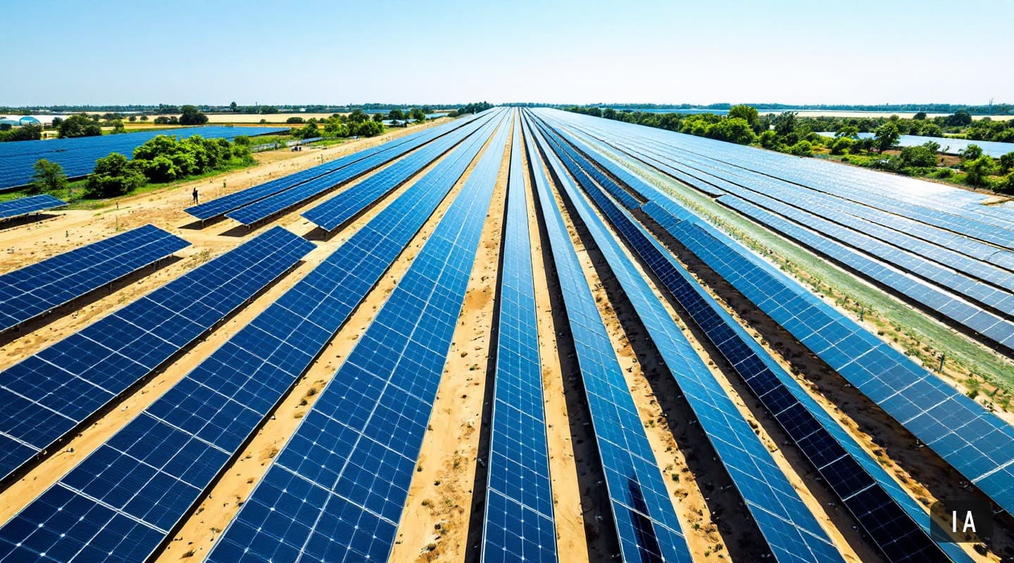 Illustration générée par IA pour : Wood Mackenzie place Sungrow en tête des intégrateurs BESS après une année à plus de 100…